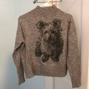 Gray Anthropologie Sweater
